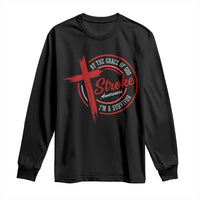 By The Grace Of God I'm A Survivor Stroke Awareness Long Sleeve Shirt