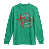 By The Grace Of God I'm A Survivor Stroke Awareness Long Sleeve Shirt