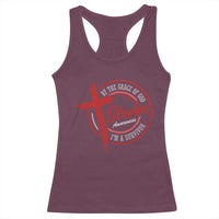 By The Grace Of God I'm A Survivor Stroke Awareness Racerback Tank Top