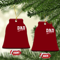 Dad Girl 2026 Ceramic Ornament Soon to Be Daddy of Baby Girl