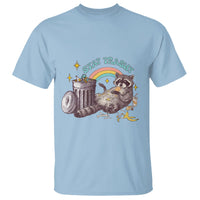 Funny Raccoon T Shirt Stay Trashy Rainbow Bin Cute Trash Panda - Wonder Print Shop