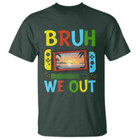 Summer Vacation T Shirt Bruh We Out Game Console Happy Last Day Of School - Wonder Print Shop