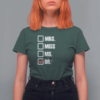 Funny Doctorate Graduation T Shirt For Women Mrs Miss Miss Dr EdD Doctor of Education - Wonder Print Shop