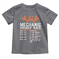 Funny Mechanic Hourly Rate Auto Car Mechanic Labor Rates Toddler T Shirt - Wonder Print Shop