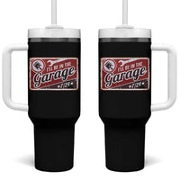 Funny I Will Be In The Garage Tumbler With Handle Car Mechanic Metal Sign - Wonder Print Shop