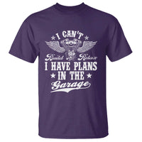 Funny I Cant I Have Plans In The Garage T Shirt Car Mechanics Fathers Day - Wonder Print Shop