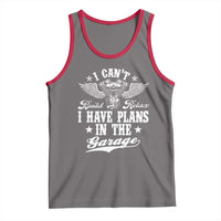Funny I Cant I Have Plans In The Garage Tank Top Car Mechanics Fathers Day - Wonder Print Shop