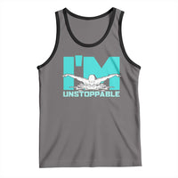 Funny Swimming Tank Top I'm Unstoppable Swim Cool Practice Butterfly Swimming - Wonder Print Shop