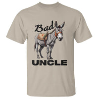 Funny Badass Uncle T Shirt Bad Uncle Donkey Father's Day - Wonder Print Shop