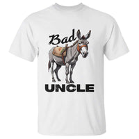 Funny Badass Uncle T Shirt Bad Uncle Donkey Father's Day - Wonder Print Shop