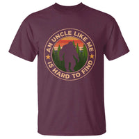 Funny Bigfoot Uncle T Shirt An Uncle Like Me Is Hard To Find Father's Day - Wonder Print Shop