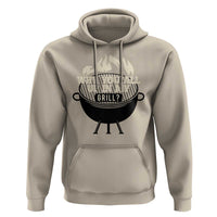 Funny Grilling Hoodie Why You All Up In My Grill BBQ Barbecue Smoking