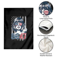 Funny 8647 Impeach 47 Girls American Flag Garden Flag - Wonder Print Shop