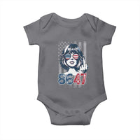 Funny 8647 Impeach 47 Girls American Flag Baby Onesie - Wonder Print Shop