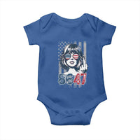 Funny 8647 Impeach 47 Girls American Flag Baby Onesie - Wonder Print Shop