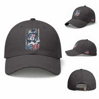 Funny 8647 Impeach 47 Girls American Flag Baseball Cap