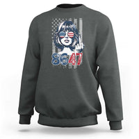 Funny 8647 Impeach 47 Girls American Flag Sweatshirt - Wonder Print Shop