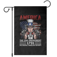 Funny The 2nd Amendment Uncle Sam Garden Flag America The Original Homeland Security - Wonder Print Shop