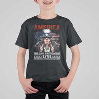 Funny The 2nd Amendment Uncle Sam T Shirt For Kid America The Original Homeland Security - Wonder Print Shop