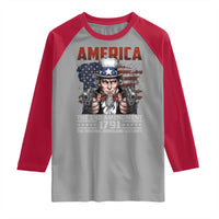 Funny The 2nd Amendment Uncle Sam Raglan Shirt America The Original Homeland Security - Wonder Print Shop