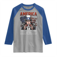 Funny The 2nd Amendment Uncle Sam Raglan Shirt America The Original Homeland Security - Wonder Print Shop
