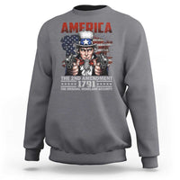 Funny The 2nd Amendment Uncle Sam Sweatshirt America The Original Homeland Security - Wonder Print Shop