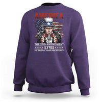 Funny The 2nd Amendment Uncle Sam Sweatshirt America The Original Homeland Security - Wonder Print Shop
