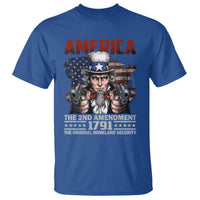 Funny The 2nd Amendment Uncle Sam T Shirt America The Original Homeland Security - Wonder Print Shop