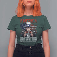 Funny The 2nd Amendment Uncle Sam T Shirt For Women America The Original Homeland Security - Wonder Print Shop