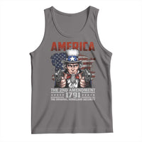 Funny The 2nd Amendment Uncle Sam Tank Top America The Original Homeland Security - Wonder Print Shop