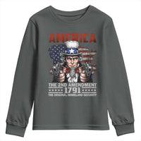 Funny The 2nd Amendment Uncle Sam Youth Sweatshirt America The Original Homeland Security - Wonder Print Shop