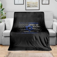 Proud Israeli American Throw Blanket Patriotic Israeli USA Flag - Wonder Print Shop