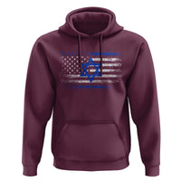 Proud Israeli American Hoodie Patriotic Israeli USA Flag - Wonder Print Shop