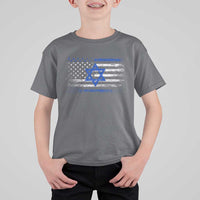 Proud Israeli American T Shirt For Kid Patriotic Israeli USA Flag - Wonder Print Shop