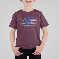 Proud Israeli American T Shirt For Kid Patriotic Israeli USA Flag - Wonder Print Shop