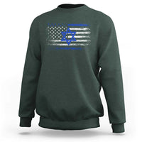 Proud Israeli American Sweatshirt Patriotic Israeli USA Flag - Wonder Print Shop