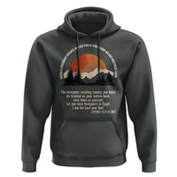When A Foreigner Resides Among You In Your Land Do Not Mistreat Them Hoodie Leviticus Bible Verse - Wonder Print Shop