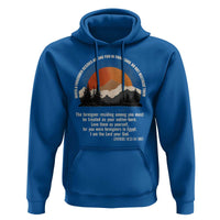 When A Foreigner Resides Among You In Your Land Do Not Mistreat Them Hoodie Leviticus Bible Verse - Wonder Print Shop