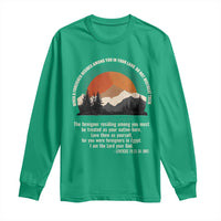 When A Foreigner Resides Among You In Your Land Do Not Mistreat Them Long Sleeve Shirt Leviticus Bible Verse - Wonder Print Shop