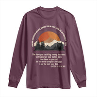 When A Foreigner Resides Among You In Your Land Do Not Mistreat Them Long Sleeve Shirt Leviticus Bible Verse - Wonder Print Shop