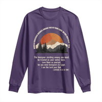 When A Foreigner Resides Among You In Your Land Do Not Mistreat Them Long Sleeve Shirt Leviticus Bible Verse - Wonder Print Shop