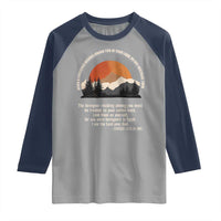 When A Foreigner Resides Among You In Your Land Do Not Mistreat Them Raglan Shirt Leviticus Bible Verse - Wonder Print Shop