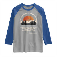 When A Foreigner Resides Among You In Your Land Do Not Mistreat Them Raglan Shirt Leviticus Bible Verse - Wonder Print Shop