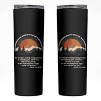 When A Foreigner Resides Among You In Your Land Do Not Mistreat Them Skinny Tumbler Leviticus Bible Verse - Wonder Print Shop