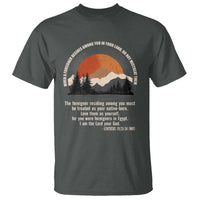 When A Foreigner Resides Among You In Your Land Do Not Mistreat Them T Shirt Leviticus Bible Verse - Wonder Print Shop