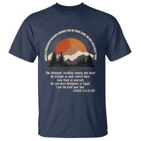 When A Foreigner Resides Among You In Your Land Do Not Mistreat Them T Shirt Leviticus Bible Verse - Wonder Print Shop