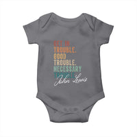 John Lewis Baby Onesie Get In Trouble Good Necessary Trouble Social Justice - Wonder Print Shop