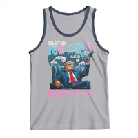 Funny Enjoy An Ice Cold Glass Of Deportation Tank Top American Flag - Wonder Print Shop