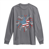 Funny 4th of July Fireworks Foxtrot Delta Tango Long Sleeve Shirt - Wonder Print Shop