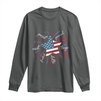 Funny 4th of July Fireworks Foxtrot Delta Tango Long Sleeve Shirt - Wonder Print Shop